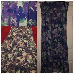 LuLaRoe Maxi Skirt (XL) 😍